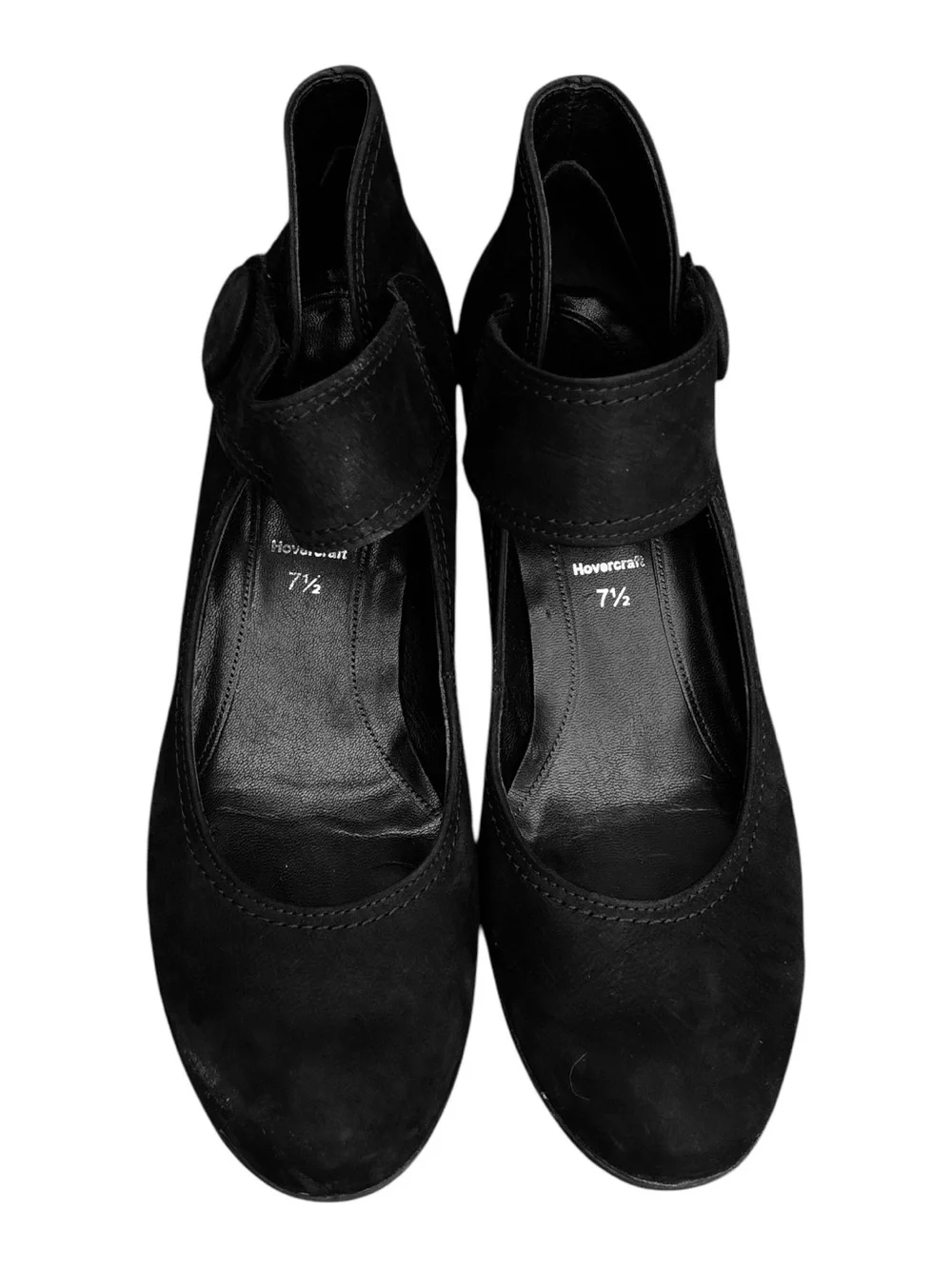 Gabor Hovercraft Women's Black Mary Jane Block Heel Pumps